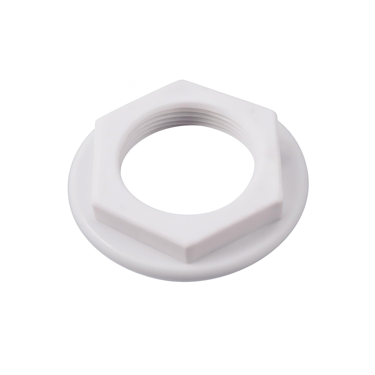 5x 1½" Plastic Back Nut – Lightweight Secure Fixing for Basin and Bath Waste Fittings, Corrosion-Proof
