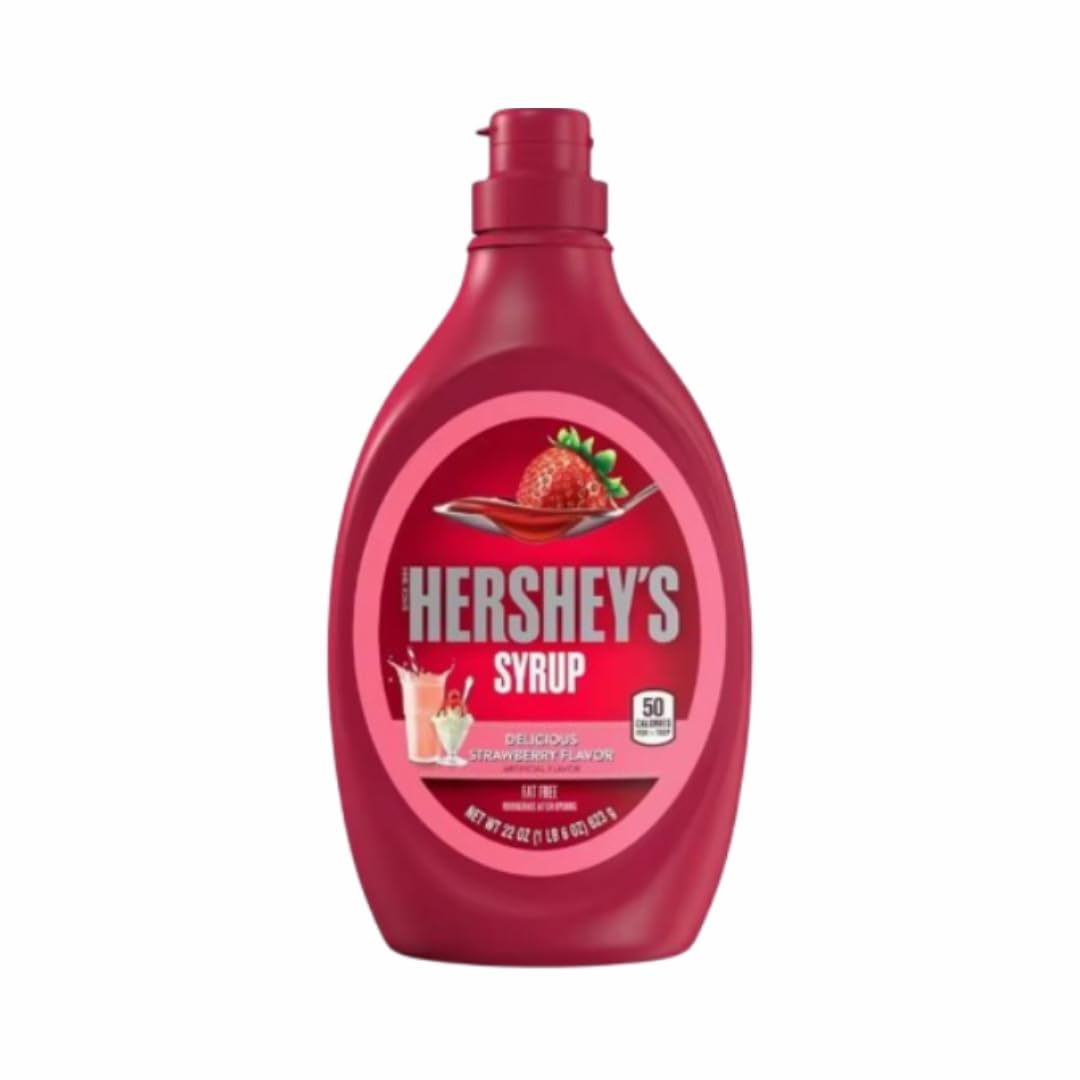 Wondermarket Siropes Americanos. Pack Degustación Hershey. Chocolate, Caramel syrup. Strawberry syrup.