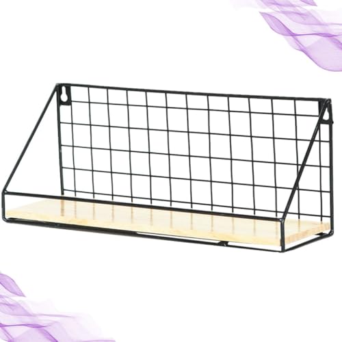 Estante de almacenamiento multiusos para cocina y dormitorio de hierro negro 2