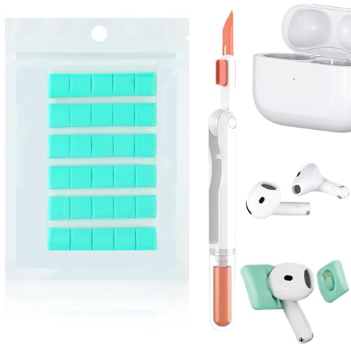 Reinigungsknete für Handy Inkl, Handy Reinigungsset, Umfangreichem Zubehör, Reinigungsset Geeignet für Airpods, Kopfhörer, Nintendo Switch, Kamera, Smartphone mit Multifunktionsbürsten