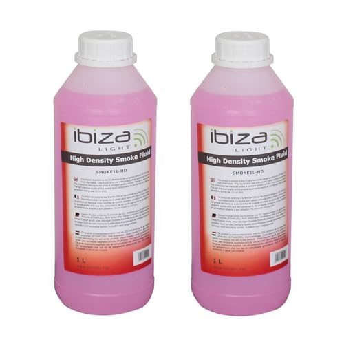 Liquide pour machine à fumée - IBIZA LIGHT SMOKE1L-HD - haute densité - 2L inclus