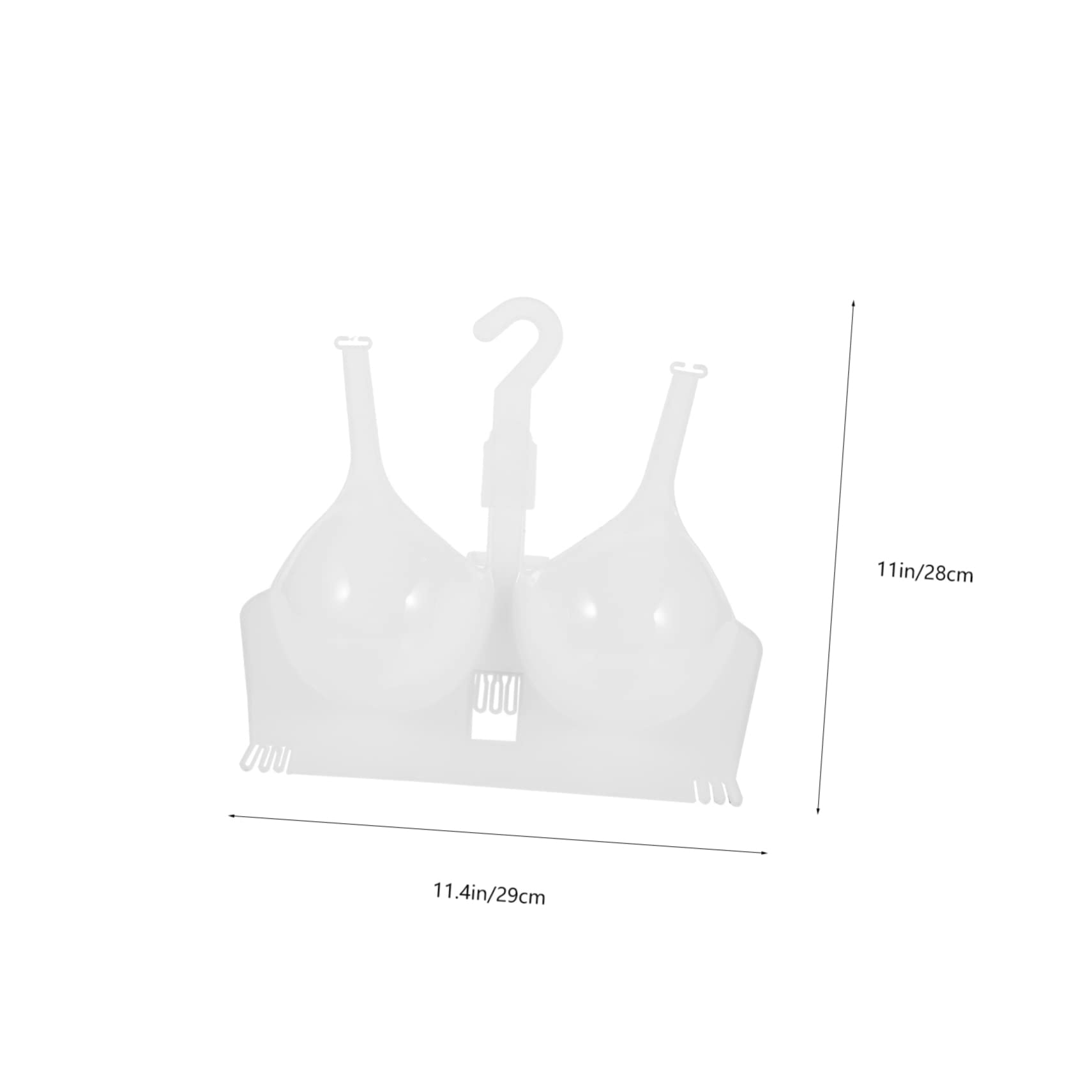 Unomor 2Pcs Mannequin with Hanger Underwear Display Stand for Clothes Store Portable for Showcasing Garments and Enhancing Store Presentation