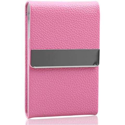 Jagowa Slim Leather Cigarette Case for 10 Cover