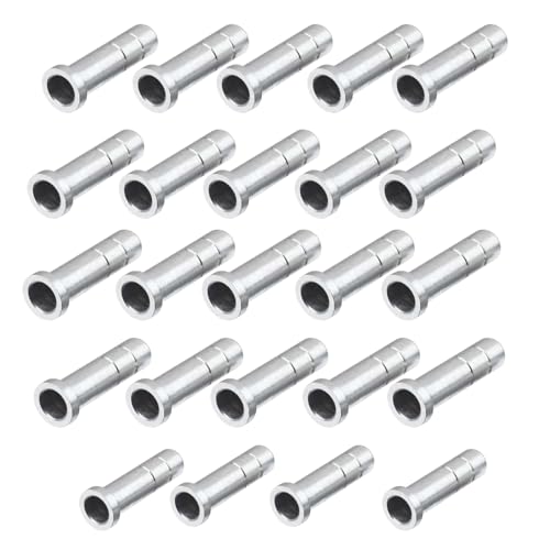 KURUGEILI 24pcs Archery Arrow Aluminum Inserts for ID 6.0mm Arrows, Replacements Archery Base Inserts Fit Compound Bow Recurve Bow Crossbow Inserts