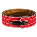 Cinture Supporto In Vita Cintura Di Alimentazione Modello Personalizzato La Vita Sportiva Cintura Di Sollevamento Pesi Professionale Allenamento Fitness Equipaggiamento ( Color : Red , Size : 130CM )