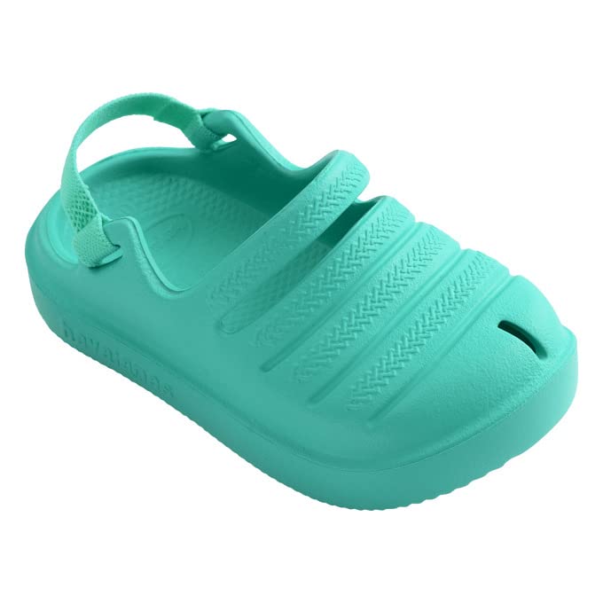 Sabots Bébé Havaianas - Unisexe - Semelle Caoutchouc - Taille Bébé - Rose Cyber