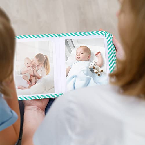 Zerodeko Álbum De Fotos Do Bebê Com Pingente Pendurado Livro De Fotos De Pano Macio Ano Livro De Fot