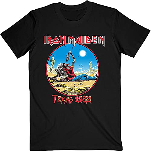 T-Shirt Iron Maiden Noir Taille S Vetement Concert Metal Rock Homme 1982