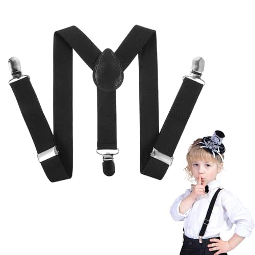 Kids Suspenders, Elastic Toddler Suspenders with Strong Metal Clips, Adjustable Y-Back for Girls and Boys - Main Image