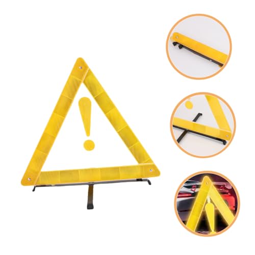 Triángulo reflectante plegable para seguridad vial miniatura 5