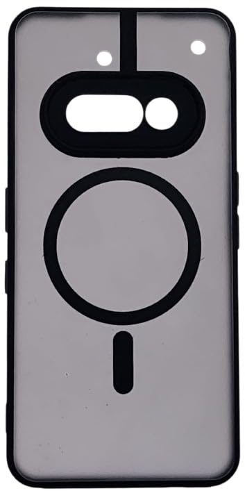 Image of Semi Clear Back Cover Case for Nothing Phone 4a 5G | Compatible with MagSafe | Premium Cover | Shockproof TPU Bumper | Slim Protective Design | Back Cover (Nothing Phone 4a)