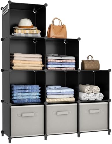 HOMIDEC Closet Organizers and Storage, 9 Cube Storage Organizer, ...