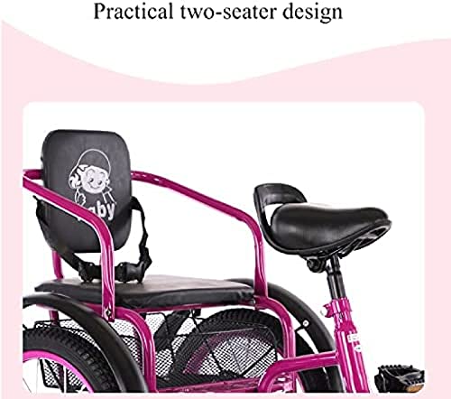 Volwassen Driewielers 16inch Trike Fiets Met Boodschappenmandje 3-Wiel Fiets Voor Recreatie Winkelen Heren Dames Fiets… - Afbeelding 4