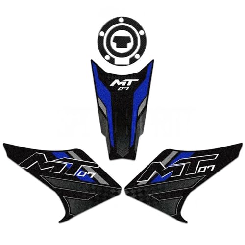 Protections réservoir moto antidérapants pour Yamaha MT-07 2021-2024