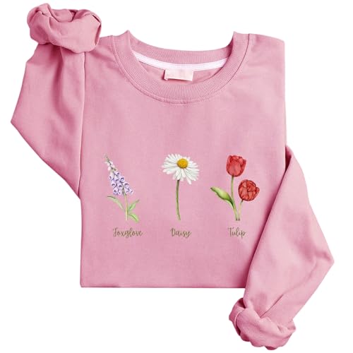Foxgloves Daisys Tulip Sweatshirt Fdts Sweatshirt