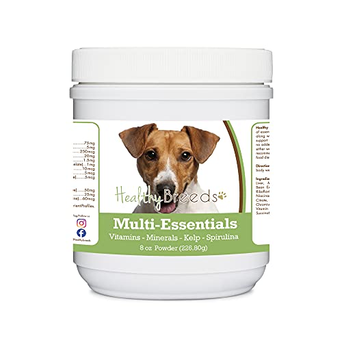 Healthy Breeds Jack Russell Terrier Multi-Essentials Powder for Dogs - an Ideal Supplement of Vitamins, Minerals & Antioxidants for Your Dog - 8 oz