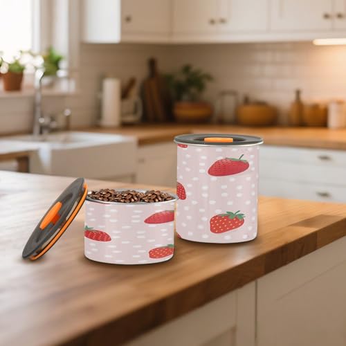Recipiente Kigai Strawb. acero inox 500ml cierre miniatura 6