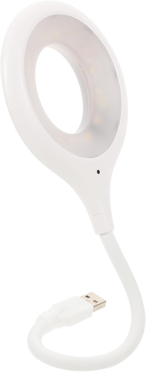 lamp 2pcs Voice USB Night Light Clip on Light Bed Reading Lamp Voice Activated Lights Gooseneck Lamp Reading Light for Bedroom Flexible Hose Desk Lamps Flexible Reading Lamp White PVC lamp