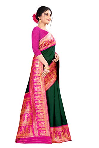 Shiv Fabrics maroon banarasi silk saree – image 4