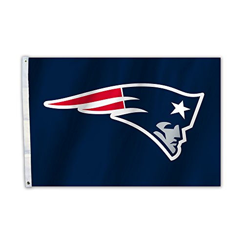 Fremont Die NFL New England Patriots All-Pro Flag with Grommets, 2' x 3', Team Colors
