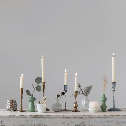 Creative Co-Op DF4417 Hand-Forged Metal Taper, Antique Brass Finish Candle Holder thumb #2