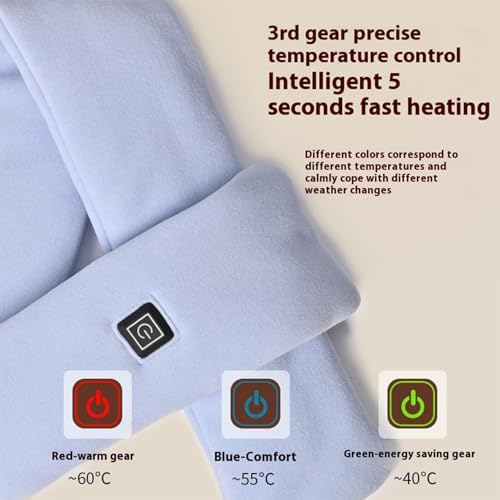 Heated Scarf, Intelligent Electric Heating Scarf, Heated Scarf for Women Rechargeable, Heated Scarf for Women4