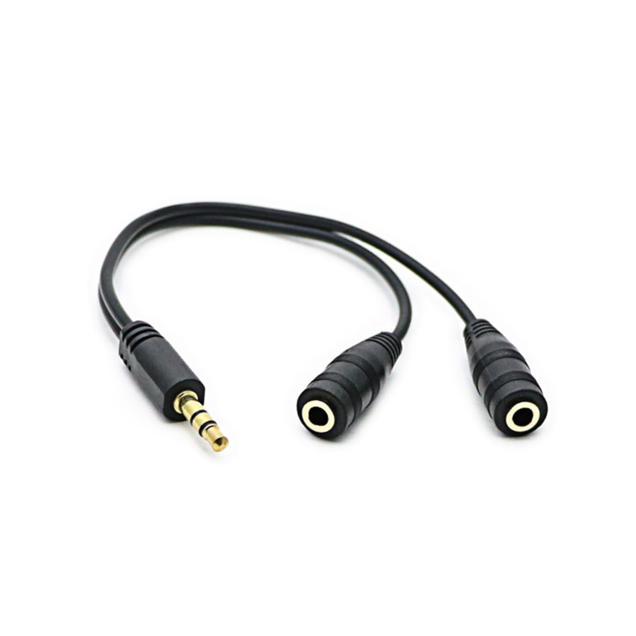 STOBOK Male to Female Audio Cable Adapter Durable Stereo Headphone Splitter for Smartphones and Audio Systems with Flexible Design for Optimal Sound