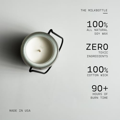 Image of Milkhouse North Shore Scented Soy Candle, 14 oz Milkbottle, 90+ Hr Burn