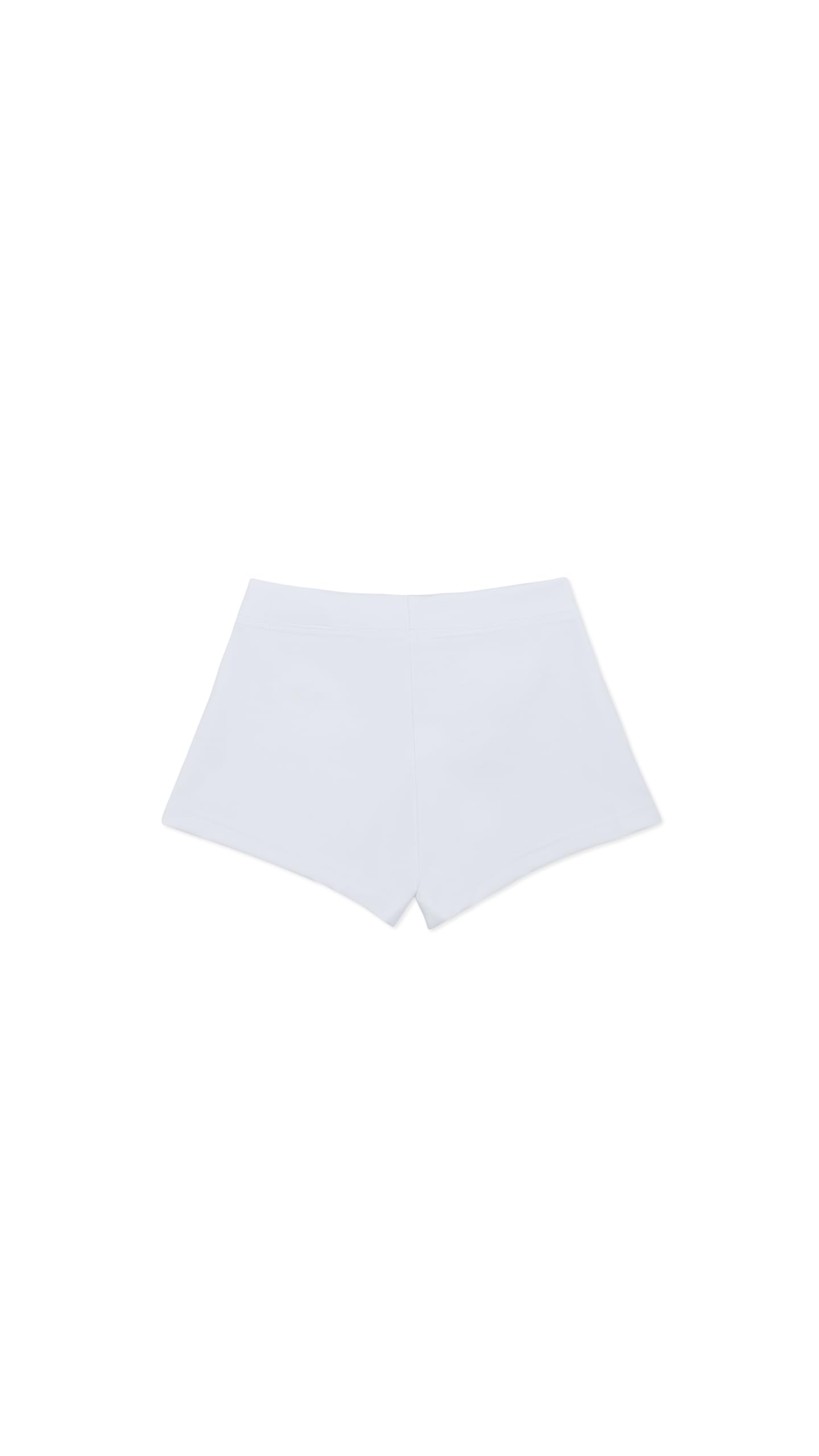 Capezio Damen Team Basic Boy Cut Low Rise Yoga Shorts, Weiß, M EU