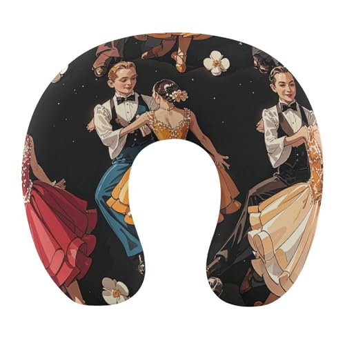 Almohada de viaje U de espuma viscoelástica 30x29 cm miniatura 1