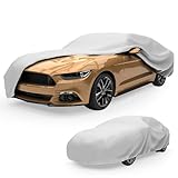 Budge Duro Car Cover Fits Sedans up to 264 inches, D-5 - (Polypropylene, Gray)