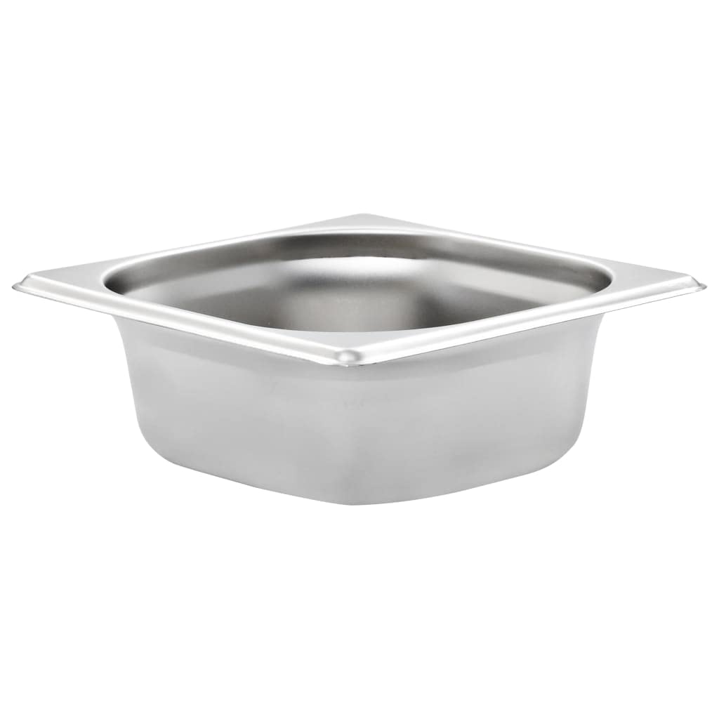 Bandejas Gastronorm 12 unidades GN 1/6 65 mm acero inoxidable ,Casa y jardín,Cocina y comedor,Accesorios para aparatos de cocina,Accesorios para mesas de vapor,Cubetas para mesas de vapor-50906