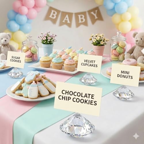 Porte-numéros de table en cristal acrylique pour placer les invités