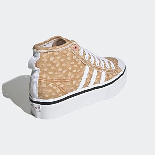 adidas Originals Women's Nizza x Disney Bambi High Top Platform Lace-up Sneaker, Cloud White/Legacy Burgundy/Off White, 6.5 | Image 5