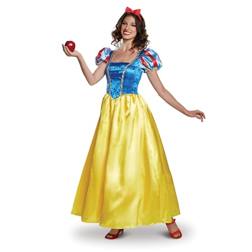 Deluxe Snow White Fancy Dress - Disfraz de adulto Multicolor. M