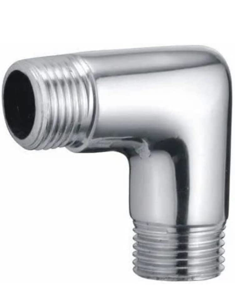 PC Product Chrome Plated 90 Degree Elbow with Male Thread + Male Thread Size: 1/2" Inch CP Elbow for Pipe Fittings Male-Male CP Elbow-image-39