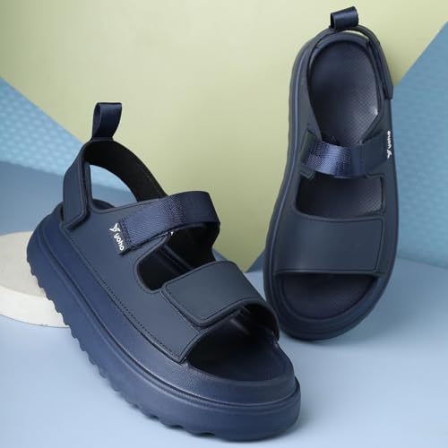 Image of YOHO Wanderz Sandals for Women & Girls | Chunky Ripple Sole with Adjustable Straps | Waterproof Monsoon Footwear | 003