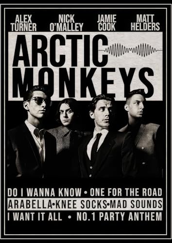 Image of ADIGRAFIX Aesthetic Grunge Music Posters for Room and Hostel Decor - Set of 4 Unframed Wall Posters The Weeknd, Billie Eilish, Arctic Monkeys, Lana Del Rey 9X12 inches