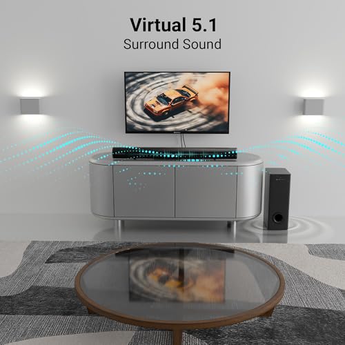 Image of ZEBRONICS 200 Watts Soundbar, Dual Driver Soundbar, Virtual 5.1 Surround, 5.2 inch inch Subwoofer, Bluetooth v5.1 | HDMI (ARC) | USB | AUX, Wall Mountable (JUKE BAR 5500)