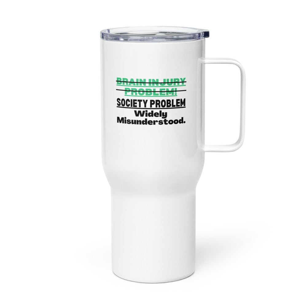 Lesion cerebral taza de viaje TBI orgullo concienciacion regalo idea
