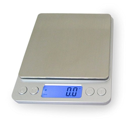 Smart Digital Scale | 3000g/0.1g Accurate Multipurpose Electronic Kitchen Scale with Hefty ABS
