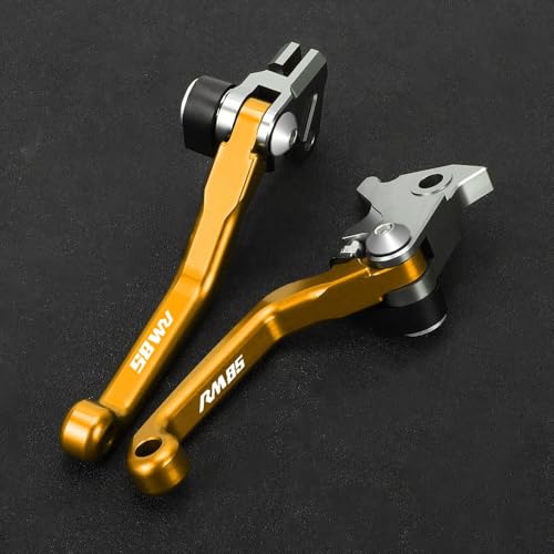 Leviers de frein et d'embrayage pliables anti-casse pour RM85 moto tout-terrain