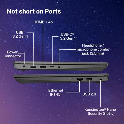 Image of Lenovo V14 G4 (2024), Intel Core i3 13th Gen 1315U - (8 GB DDR5 /512GB SSD /Intel UHD Graphics /Windows 11) Thin and Light Smart Laptop /14.0 inch FHD Display /Iron Grey /1.57 kg /MS Office