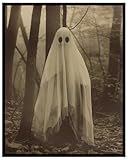 HubbgDesign Ghost of the Forest Print, Vintage Photography, Vintage Gothic Occult Poster, Ghost Poster...
