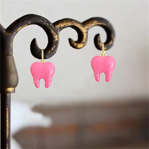 Boucles d'oreilles pendantes légères pour lobes sensibles en résine - 6