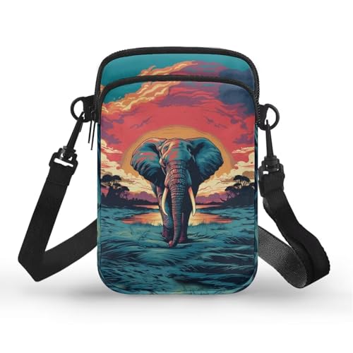 Crossbody Bag Sling Phone Wallet Purse Handbags for Women Men Travel