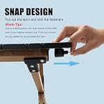 Folding Camping Table, Lightweight Roll-Up Table Aluminum Low Portable Picnic Table with Easy Carrying Bag for Outdoor, Beach, Picnic, Backyards, BBQ and Party, 47.6"L x 23.4"W x 18.1"H - Image 5