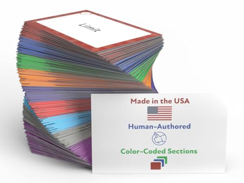 Image of Calculus Study Cards: Calculus Review Prep and Practice Test Questions for High School Students [Full Color Cards]