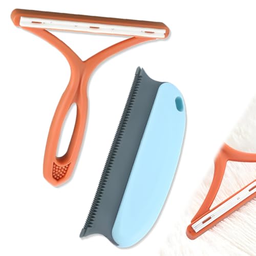 KUMSODE 2 PCS Brosse à Poils d'animaux, épilateur de Poils de Chien pour Tapis, canapé,...