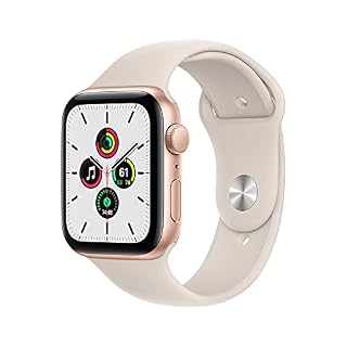 Apple Watch SE (GPS, 44mm) – Gold Aluminum Case with Starlight Sport Band